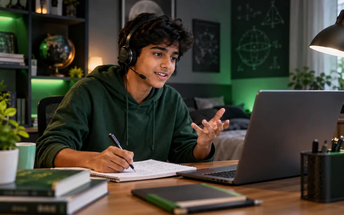 Illustration of super tutor learning and practice